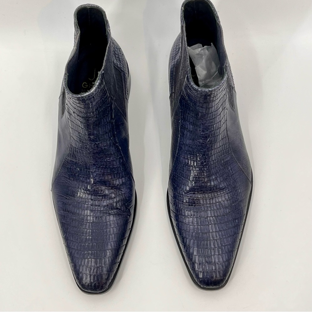 Jo Ghost python chelsea boots navy 42‎